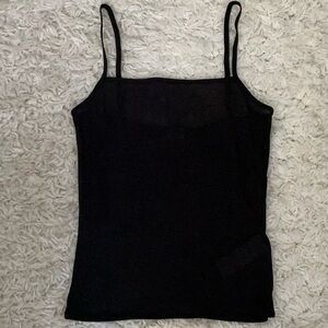 AF Black Ribbed Cami